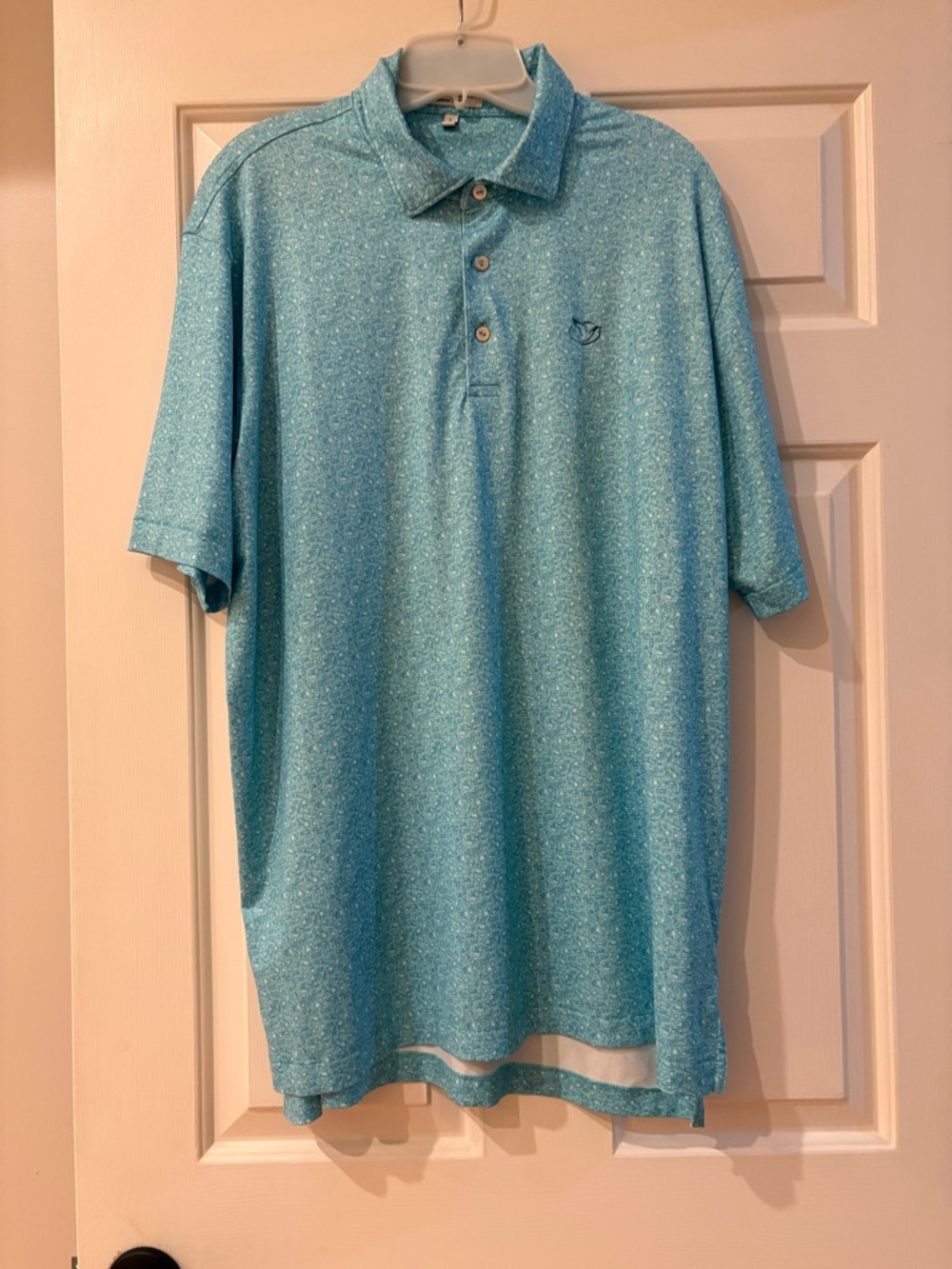 Peter Millar Men’s  Aqua Polo/Golf  Shirt